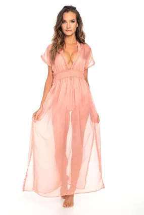 Muted Clay Maxi Dress Cover Up