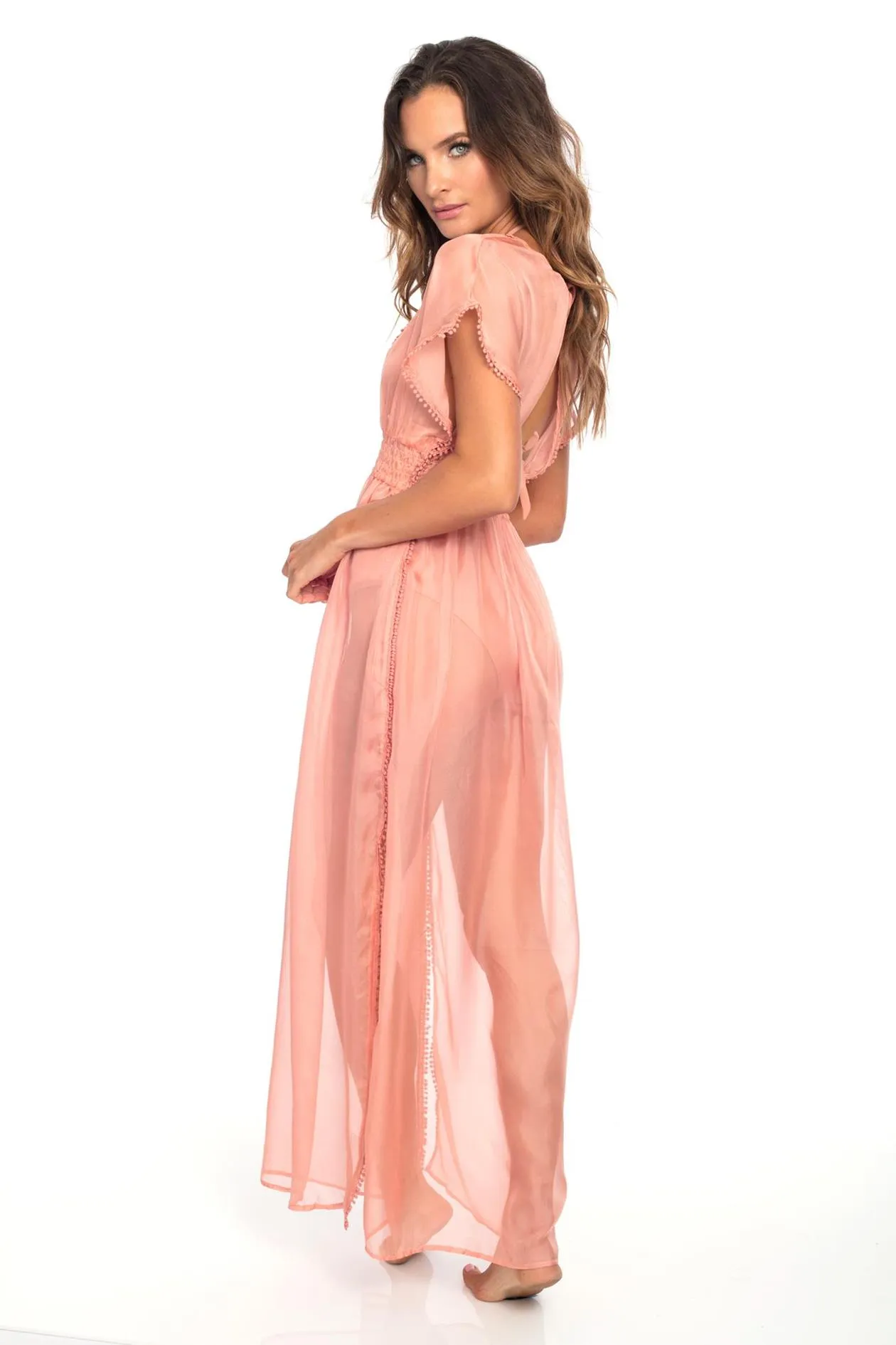 Muted Clay Maxi Dress Cover Up