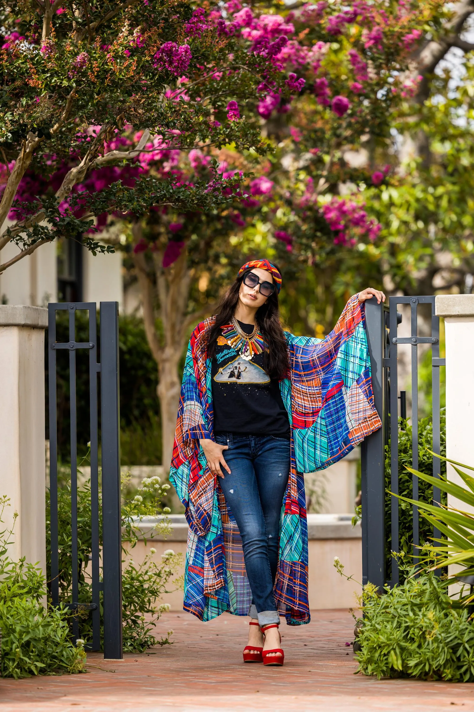 Nu Tartan Kimono
