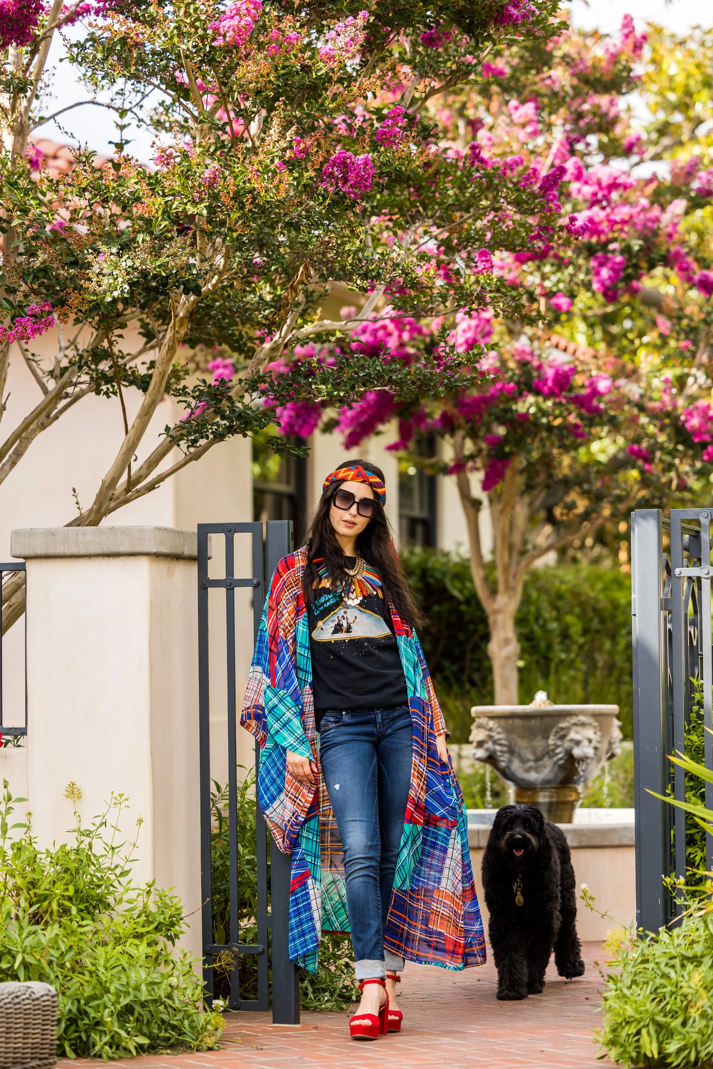 Nu Tartan Kimono