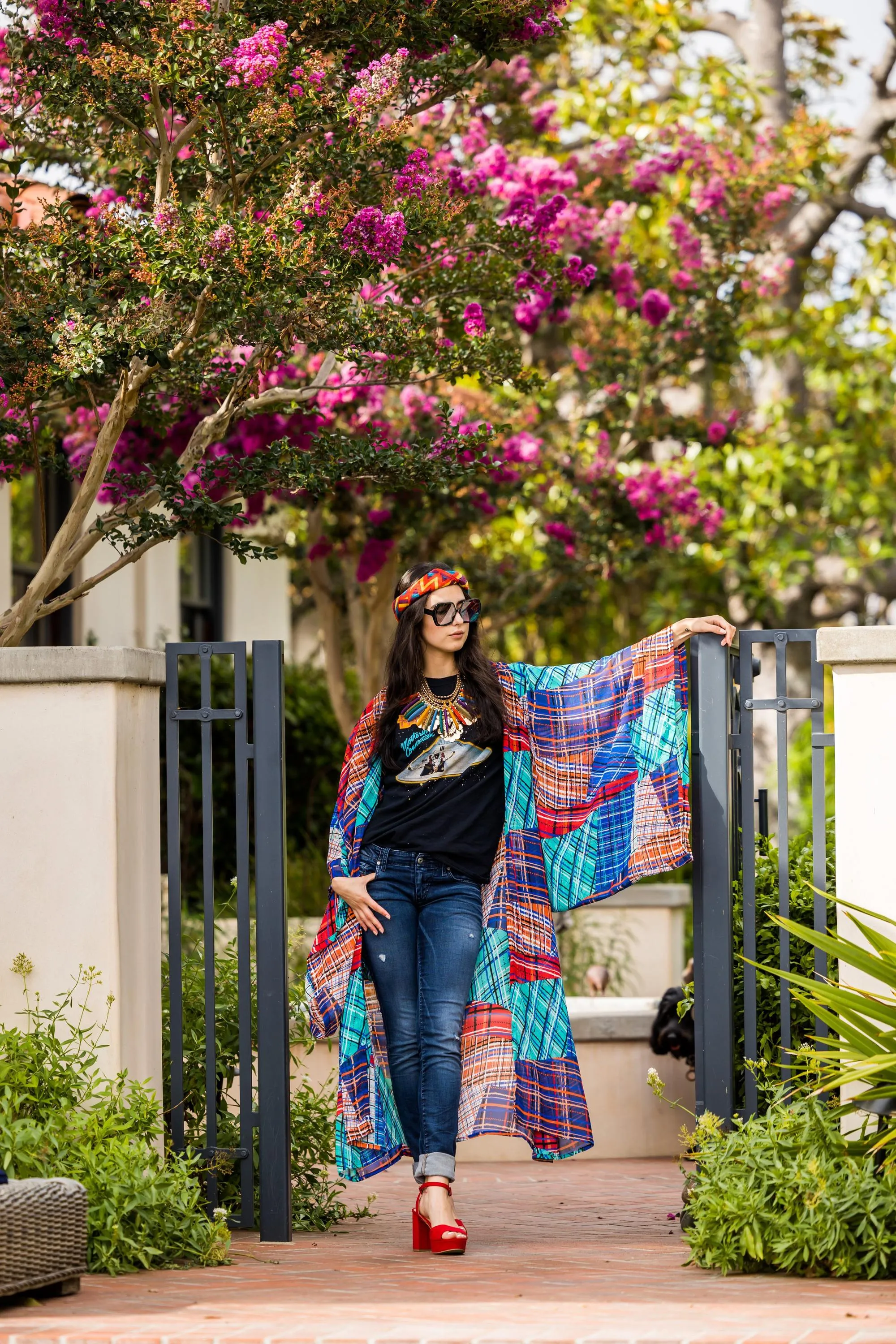 Nu Tartan Kimono