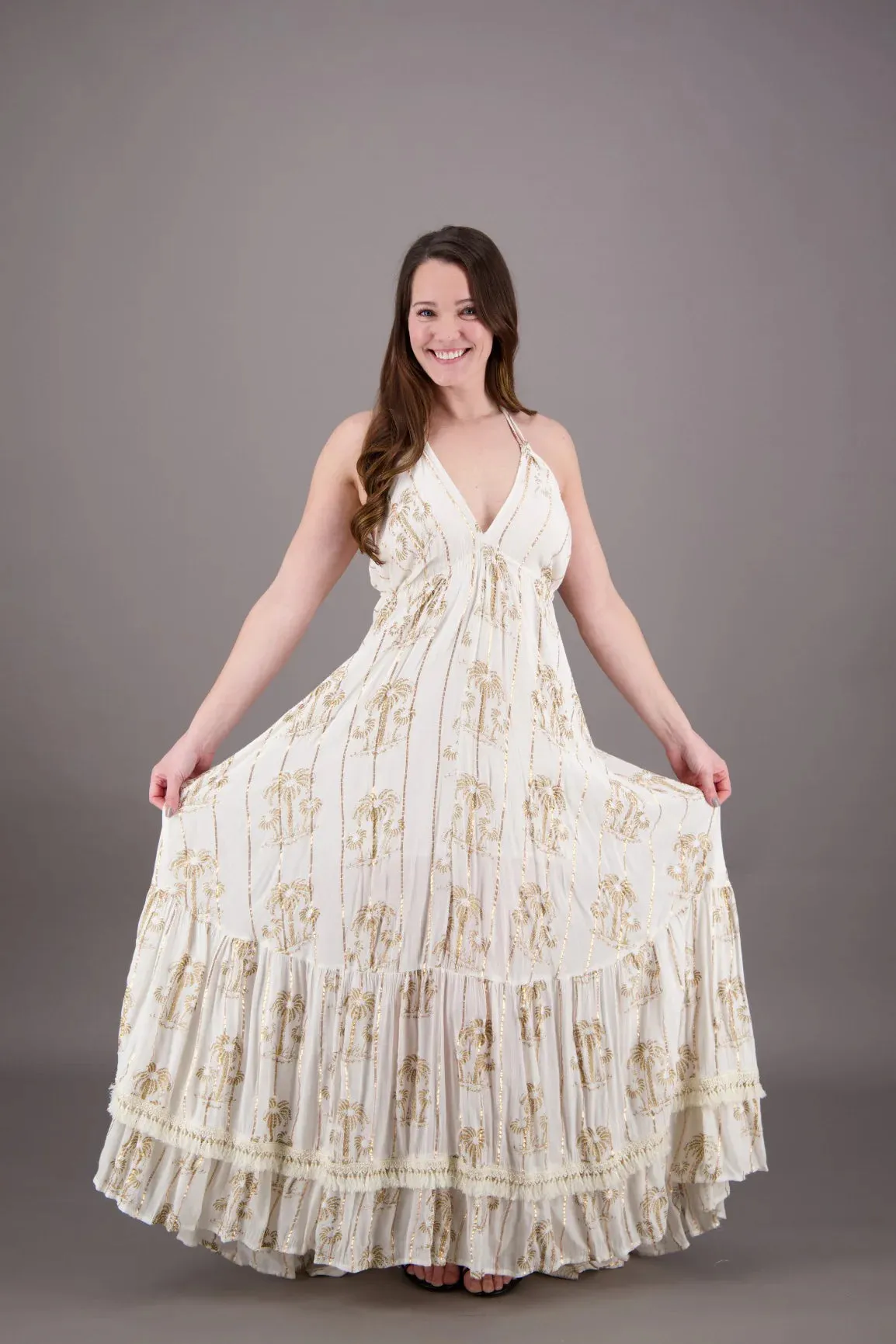 Piper Palm Boho Dress