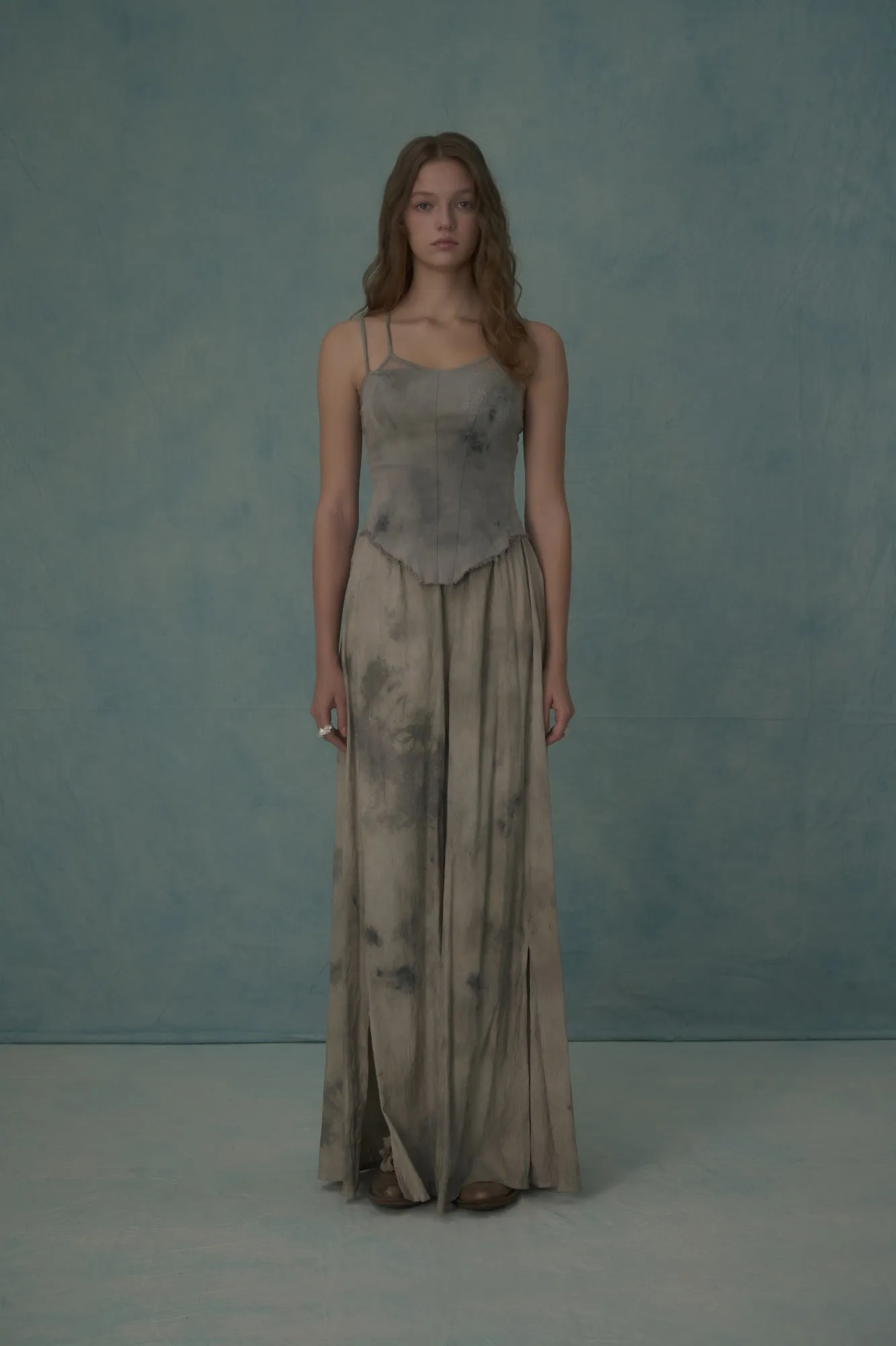 Plant Dyed Lace Stretch Camisole