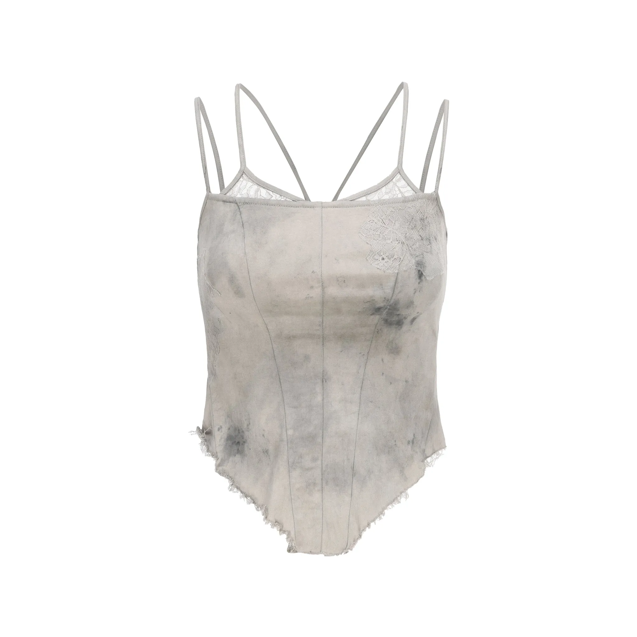 Plant Dyed Lace Stretch Camisole