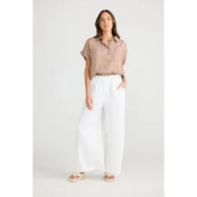 Positano Pant White Linen
