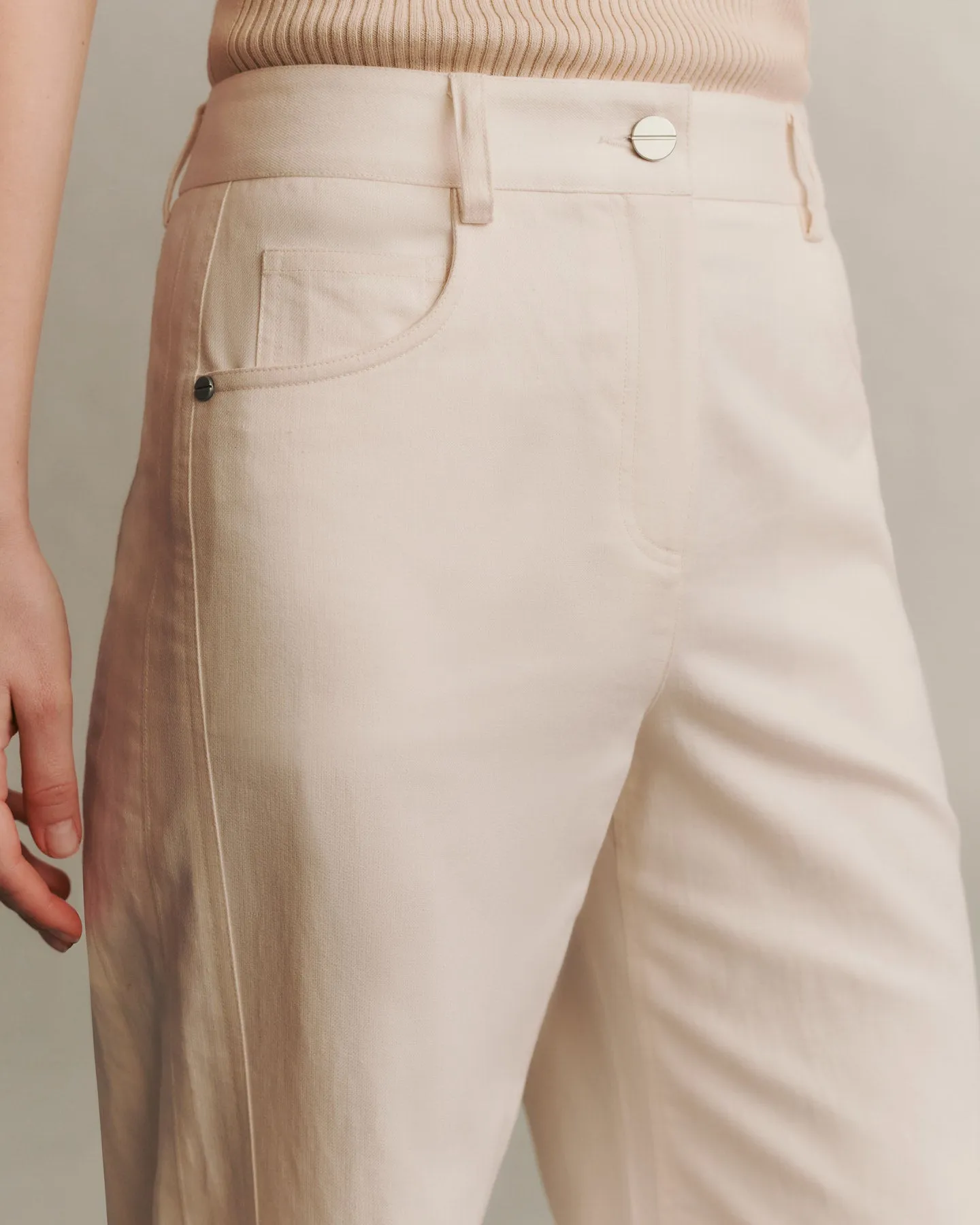 Puddle TWP Pant in Cotton Linen