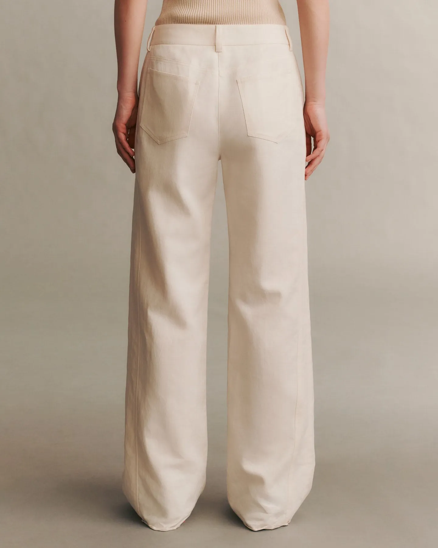 Puddle TWP Pant in Cotton Linen