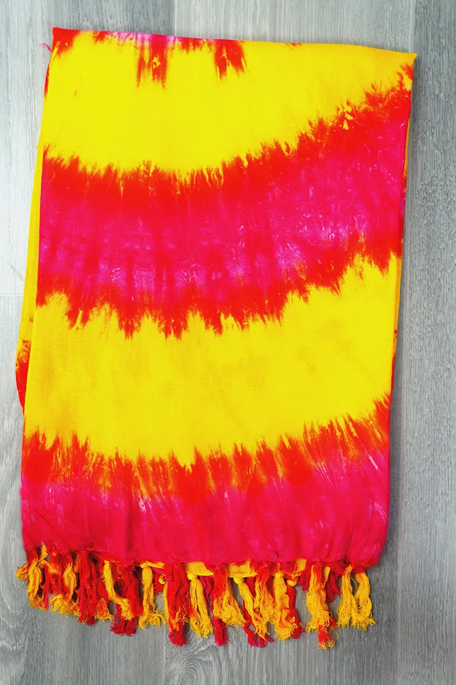 "Tie Dye Spiral" Sarong