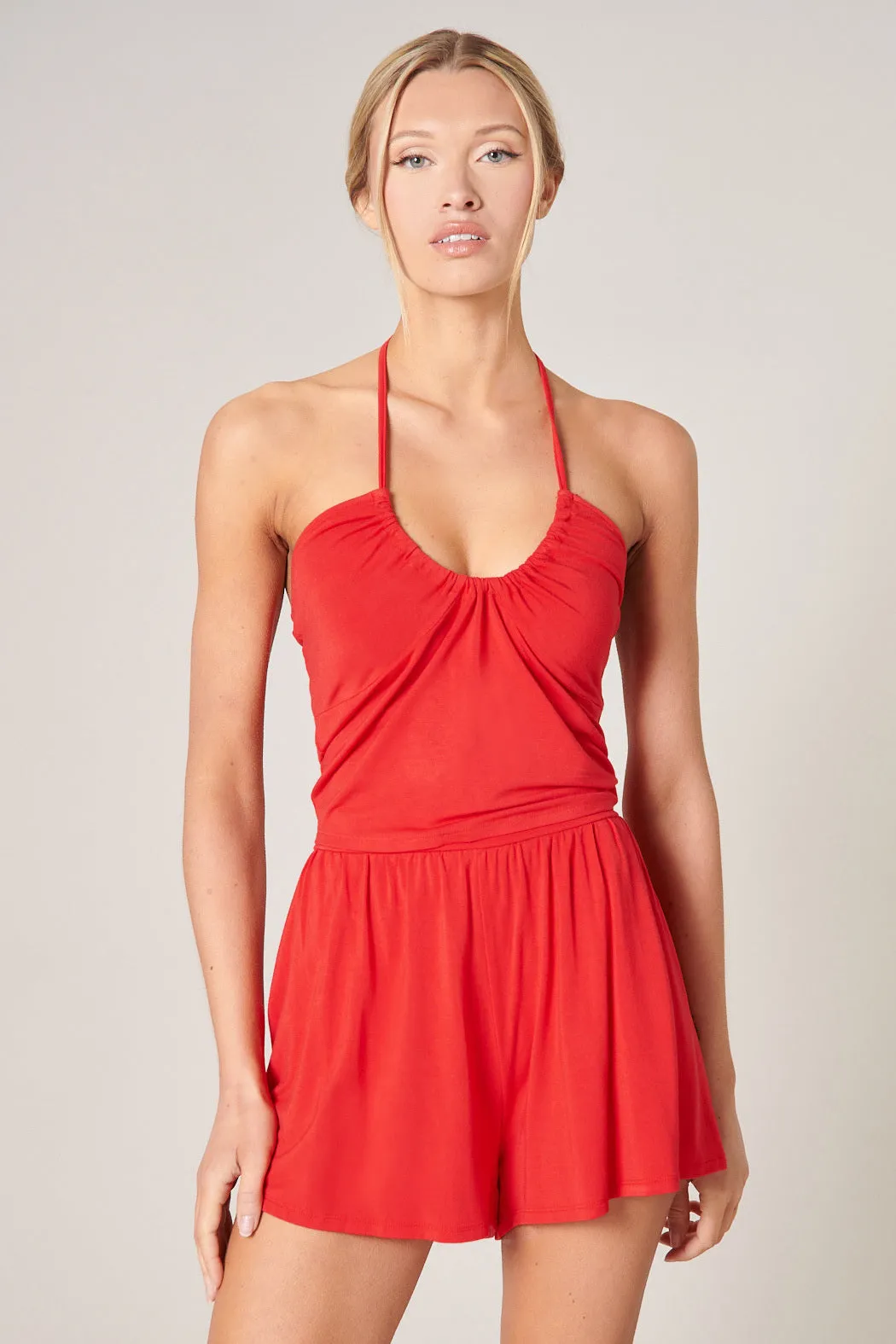 Rafaela Convertible Cutout Jersey Knit Top