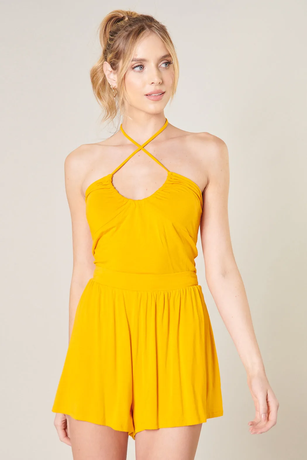 Rafaela Convertible Cutout Jersey Knit Top