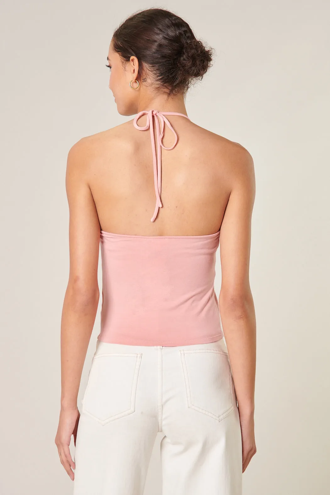 Rafaela Convertible Cutout Jersey Knit Top