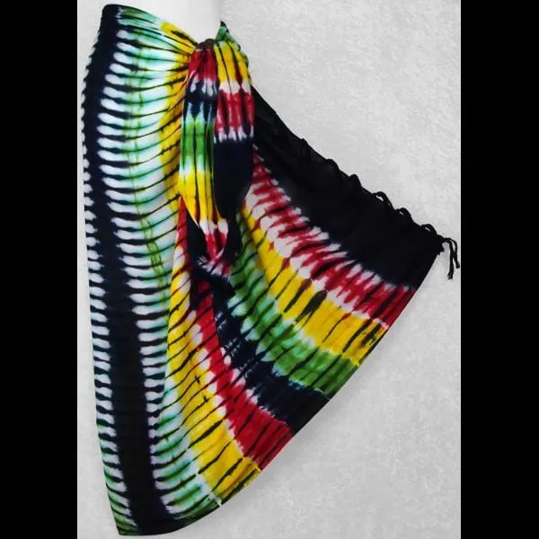 Rasta Tie-Dye Sarongs