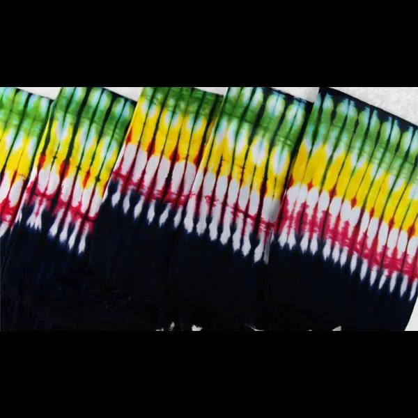 Rasta Tie-Dye Sarongs