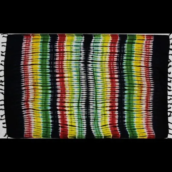 Rasta Tie-Dye Sarongs