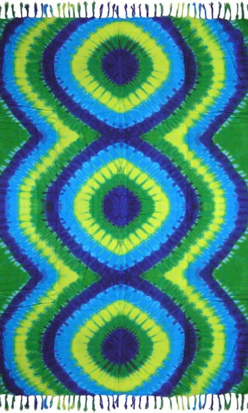Rayon Sarong XL Tie Dye, More Colours