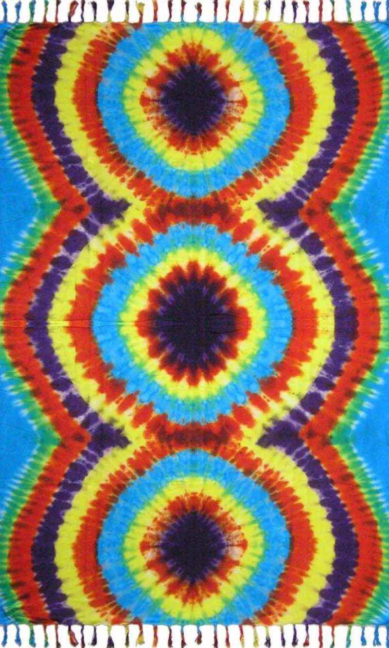 Rayon Sarong XL Tie Dye, More Colours