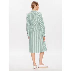 Rg Co Stripe Midi Shirt-Dress