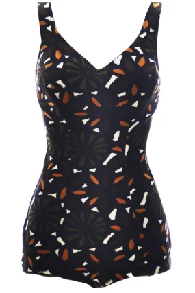 Rose Marie Reid vintage Swimsuit Bare Back Sheath