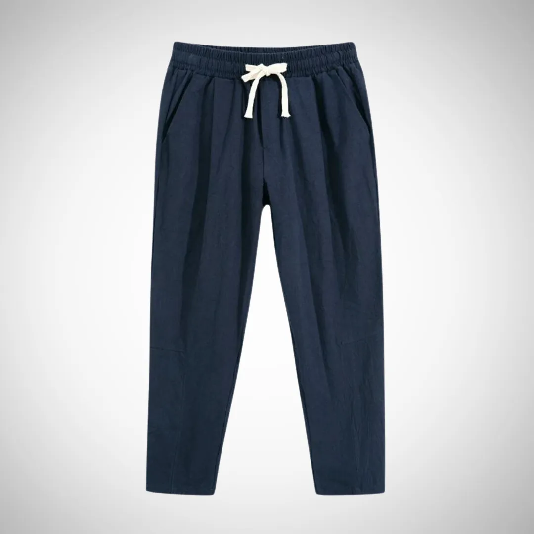 Ruel Cotton-Linen Pants