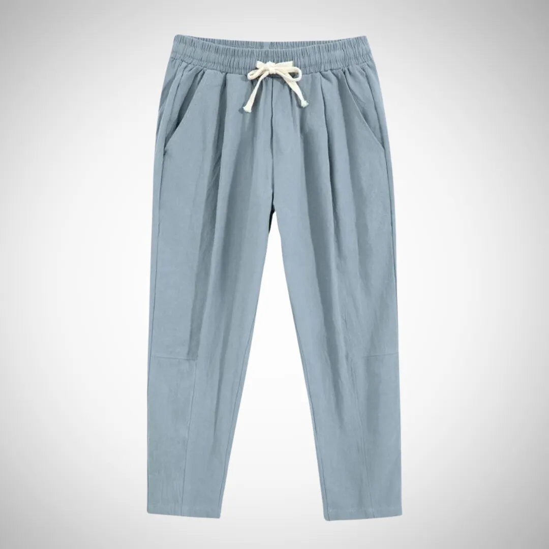 Ruel Cotton-Linen Pants