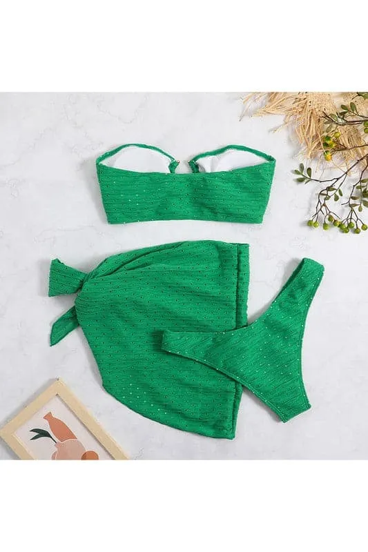 SA396 Bikini Skirt Swimwear Set
