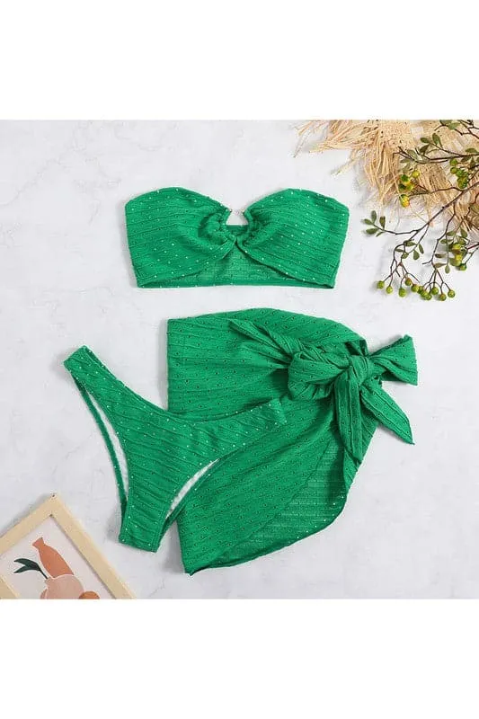 SA396 Bikini Skirt Swimwear Set