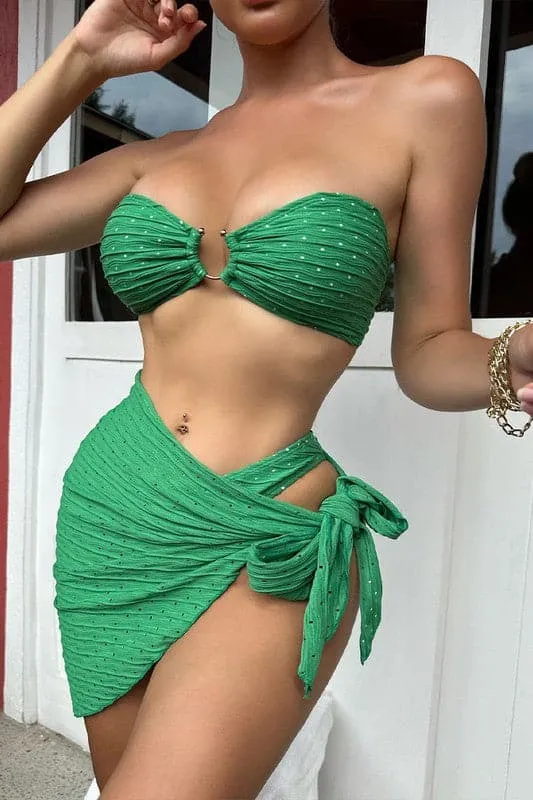 SA396 Bikini Skirt Swimwear Set