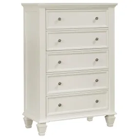 Sandy Beach Five Drawer Chest