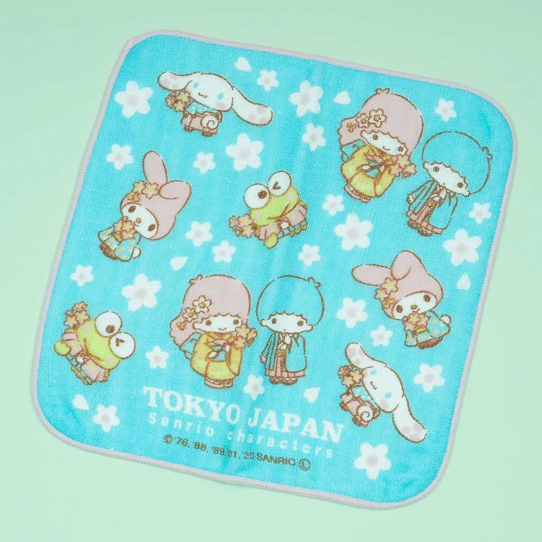Sanrio Characters Sakura Festival Hand Towel Set - 2 pcs