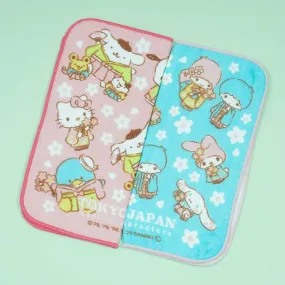 Sanrio Characters Sakura Festival Hand Towel Set - 2 pcs