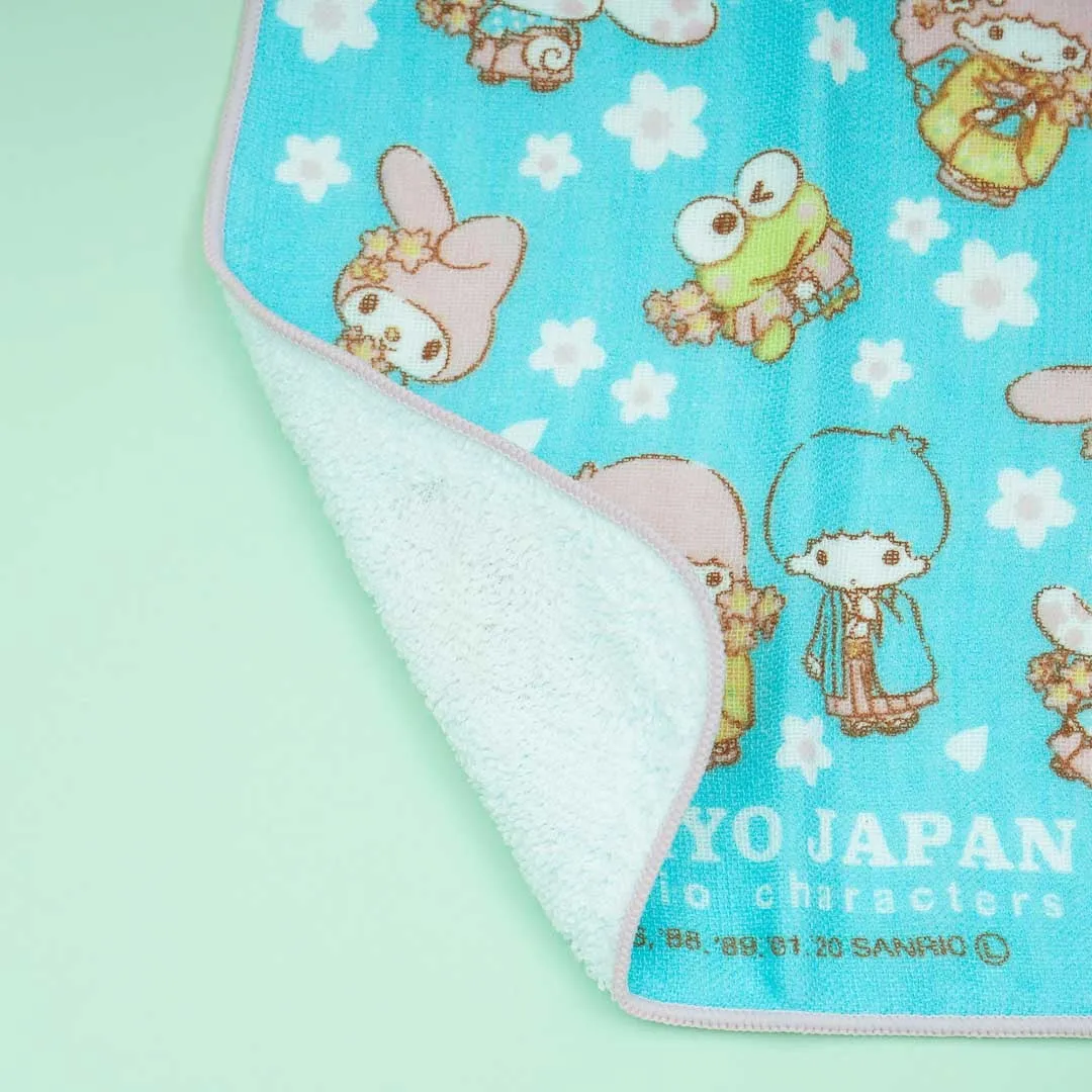 Sanrio Characters Sakura Festival Hand Towel Set - 2 pcs