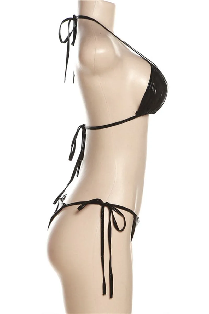 SB227 Metallic Bikini Set