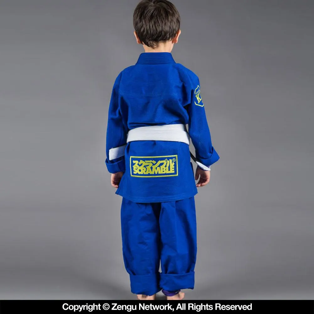 Scramble Children's Blue Jiu Jitsu Gi