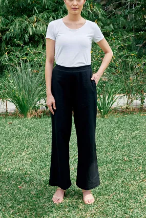 Shea Black Linen Pants