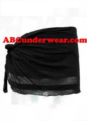 Sheer Double Stripe Mini Sarong