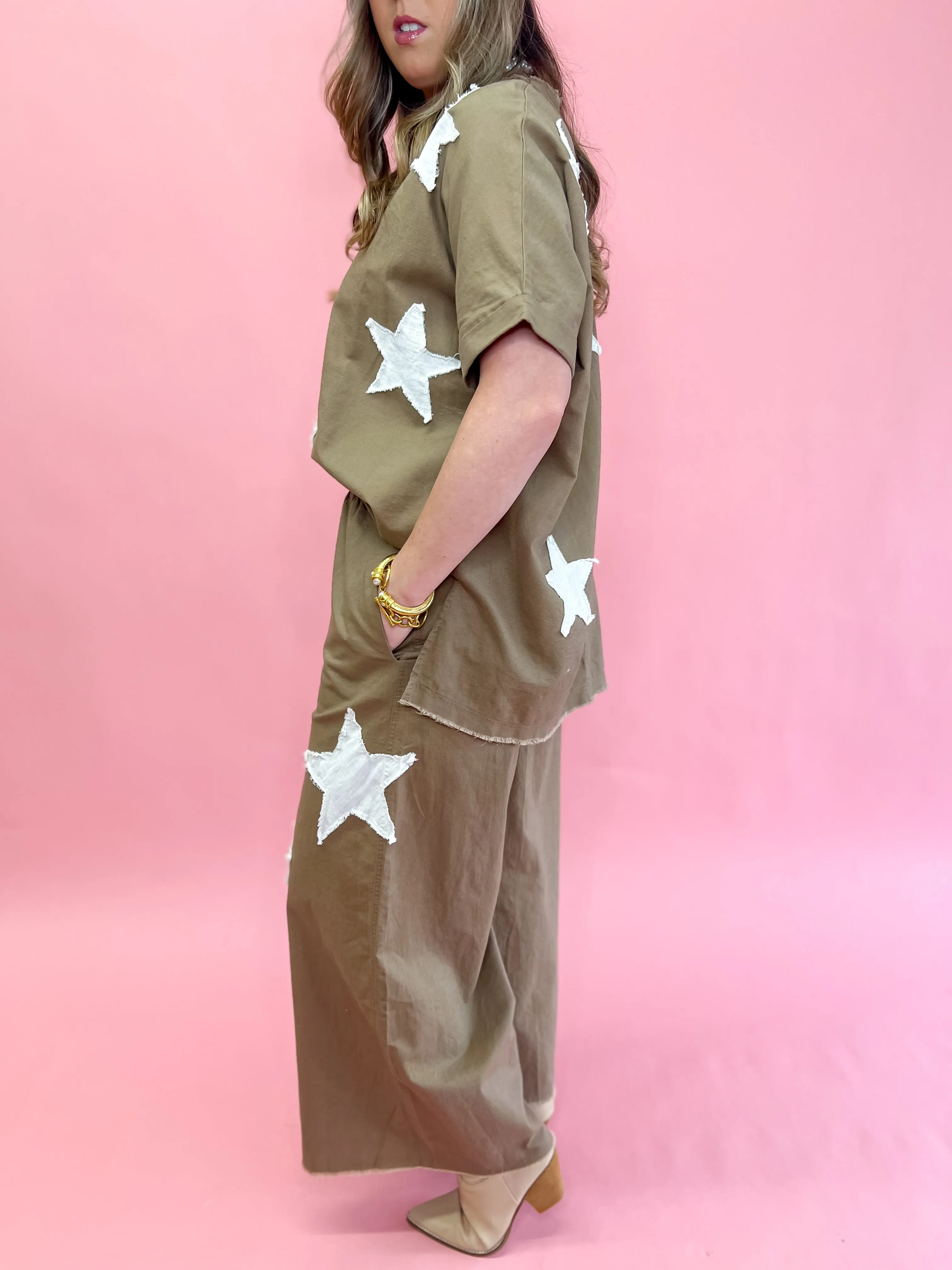 Starlit Linen Pants