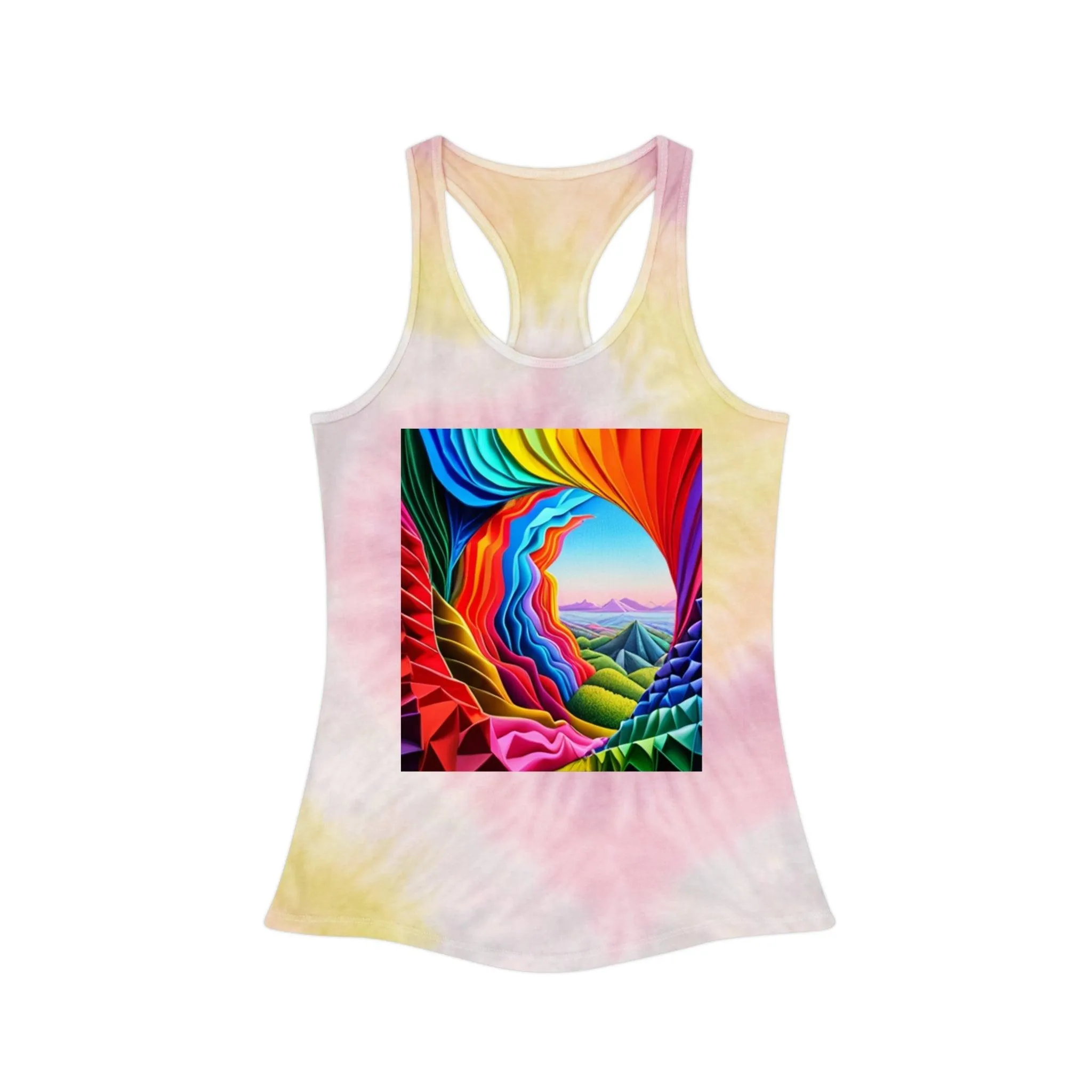 Thru The Always Tie Dye Racerback Tank Top