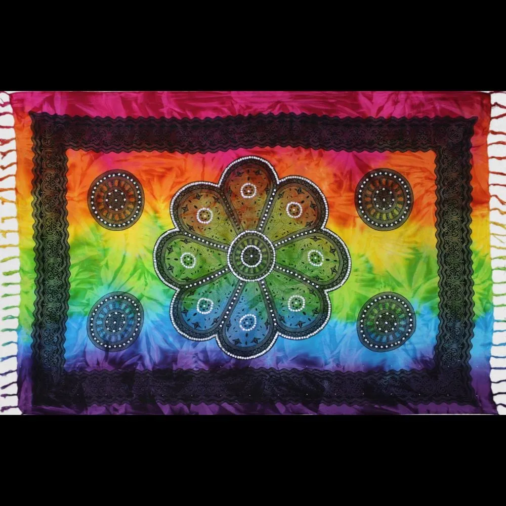 Tie-Dye Padma Sarongs with Sequins