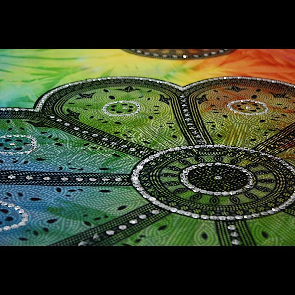 Tie-Dye Padma Sarongs with Sequins
