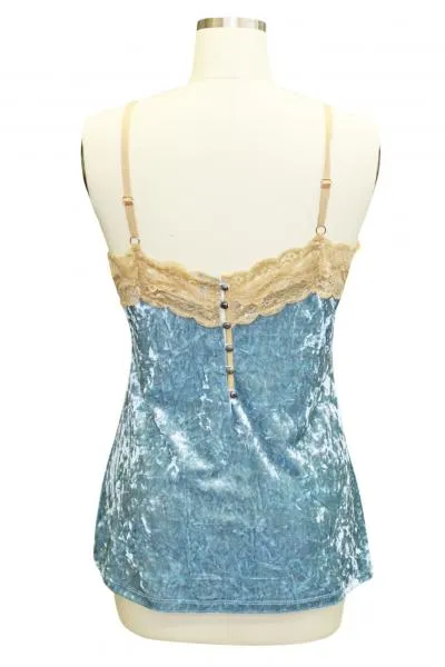 Velvet Dreams Cami - Ocean Teal -