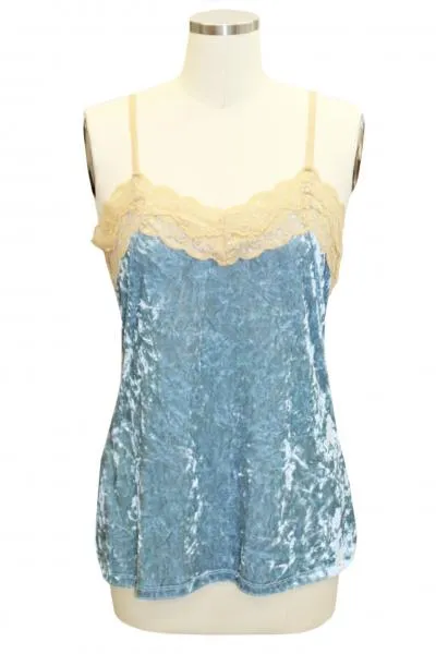 Velvet Dreams Cami - Ocean Teal -