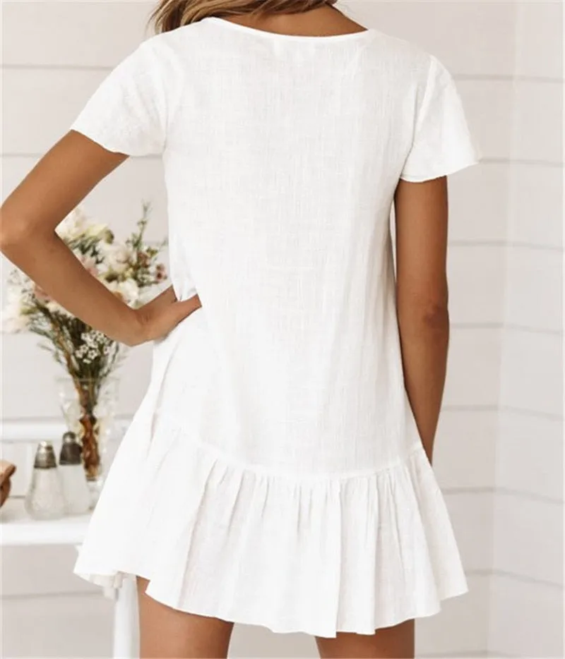 VenusFox New Beach Cover up robe Plage Pocket Swimsuit Cover up Sarong Beach Shirt Tops Bathing Suit Women Beachwear Pareo Tunic #Q469