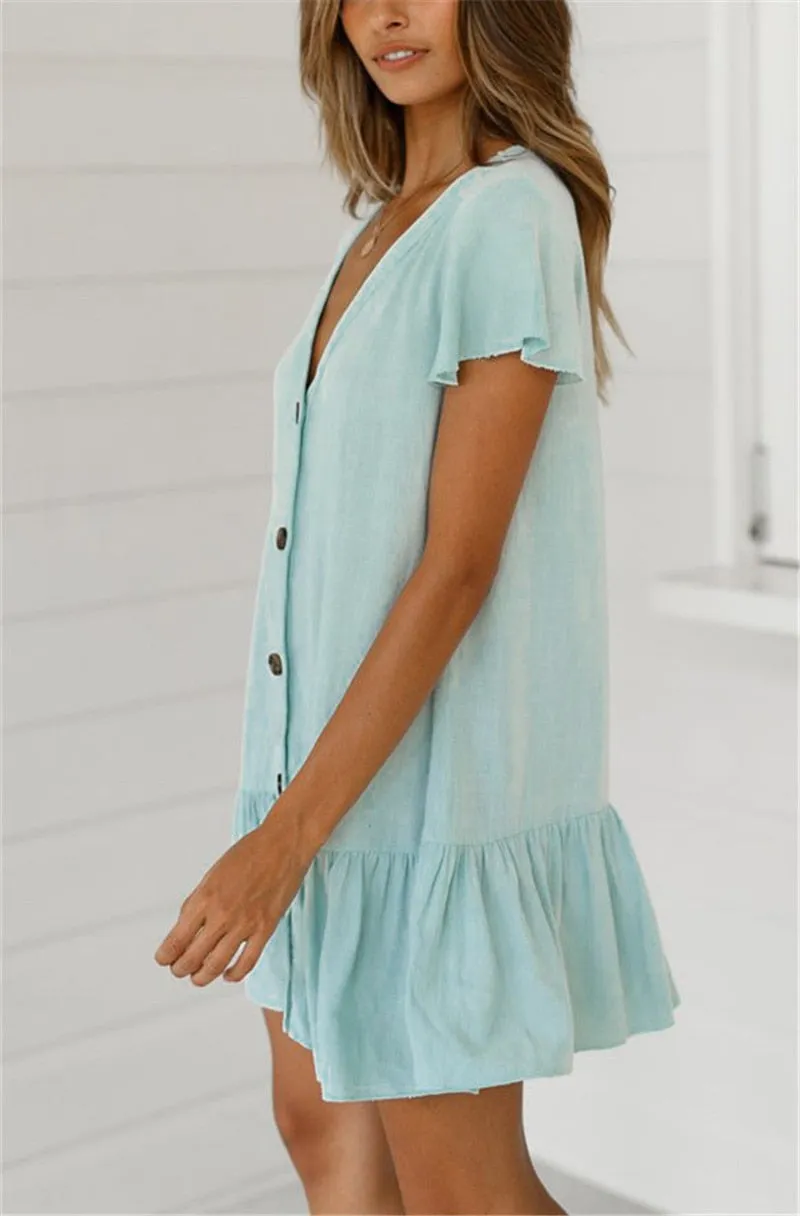 VenusFox New Beach Cover up robe Plage Pocket Swimsuit Cover up Sarong Beach Shirt Tops Bathing Suit Women Beachwear Pareo Tunic #Q469