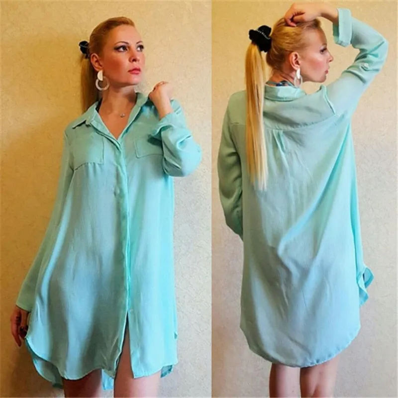 VenusFox New Beach Cover up robe Plage Pocket Swimsuit Cover up Sarong Beach Shirt Tops Bathing Suit Women Beachwear Pareo Tunic #Q469