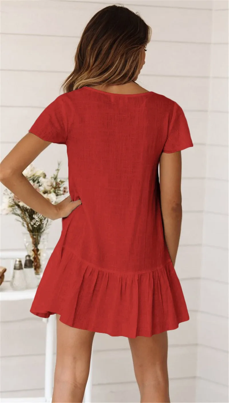 VenusFox New Beach Cover up robe Plage Pocket Swimsuit Cover up Sarong Beach Shirt Tops Bathing Suit Women Beachwear Pareo Tunic #Q469