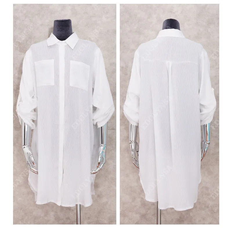 VenusFox New Beach Cover up robe Plage Pocket Swimsuit Cover up Sarong Beach Shirt Tops Bathing Suit Women Beachwear Pareo Tunic #Q469