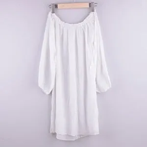 VenusFox Women Bikini Cover Up Swimwear Summer Beach Wear Off Shoulder Blouse Dress Swimming Bathing Beach Beachwear High Waist Push Up