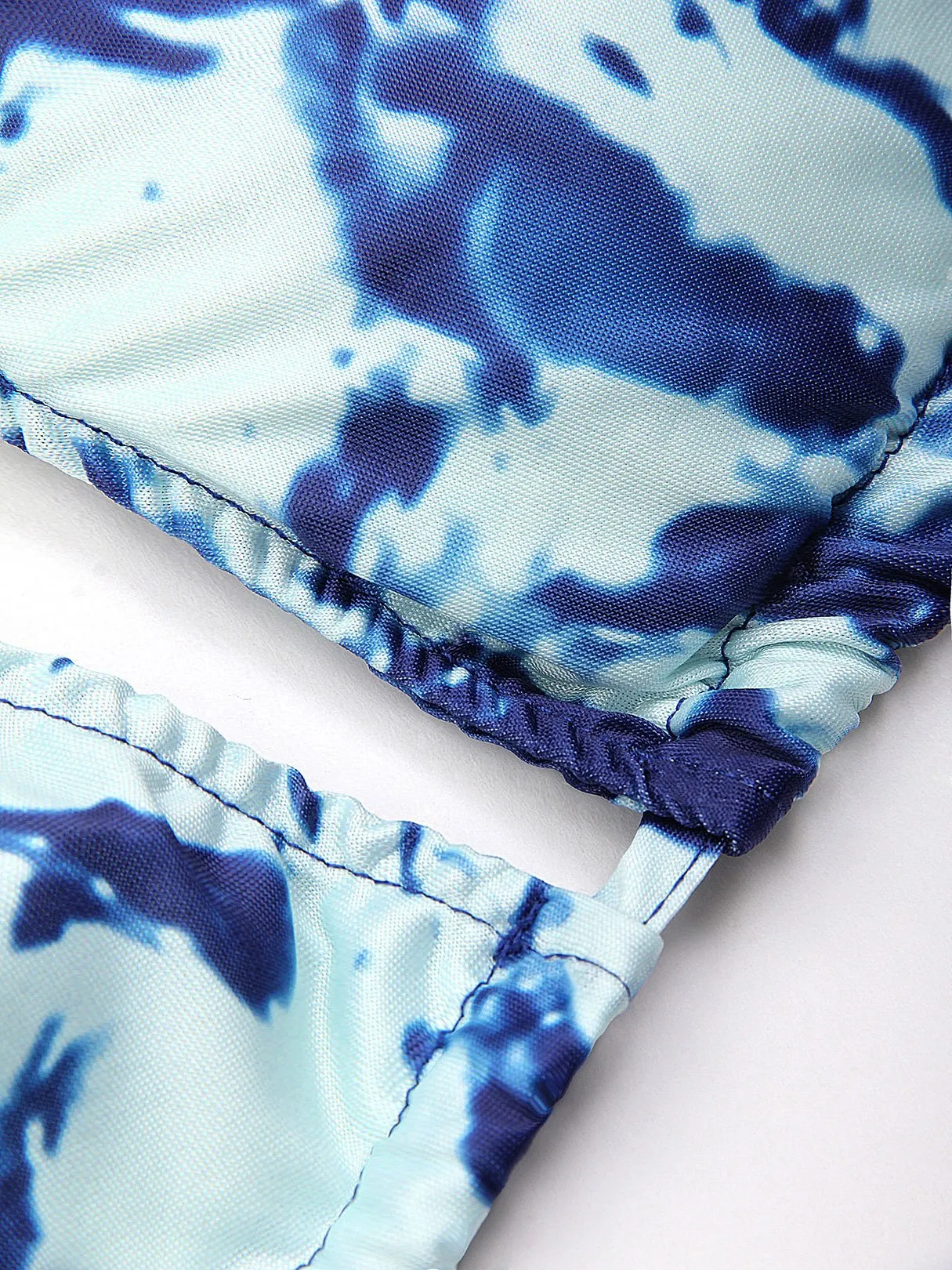 Wholesale Halter Sleeveless Floral Print Two Pieces Bikini