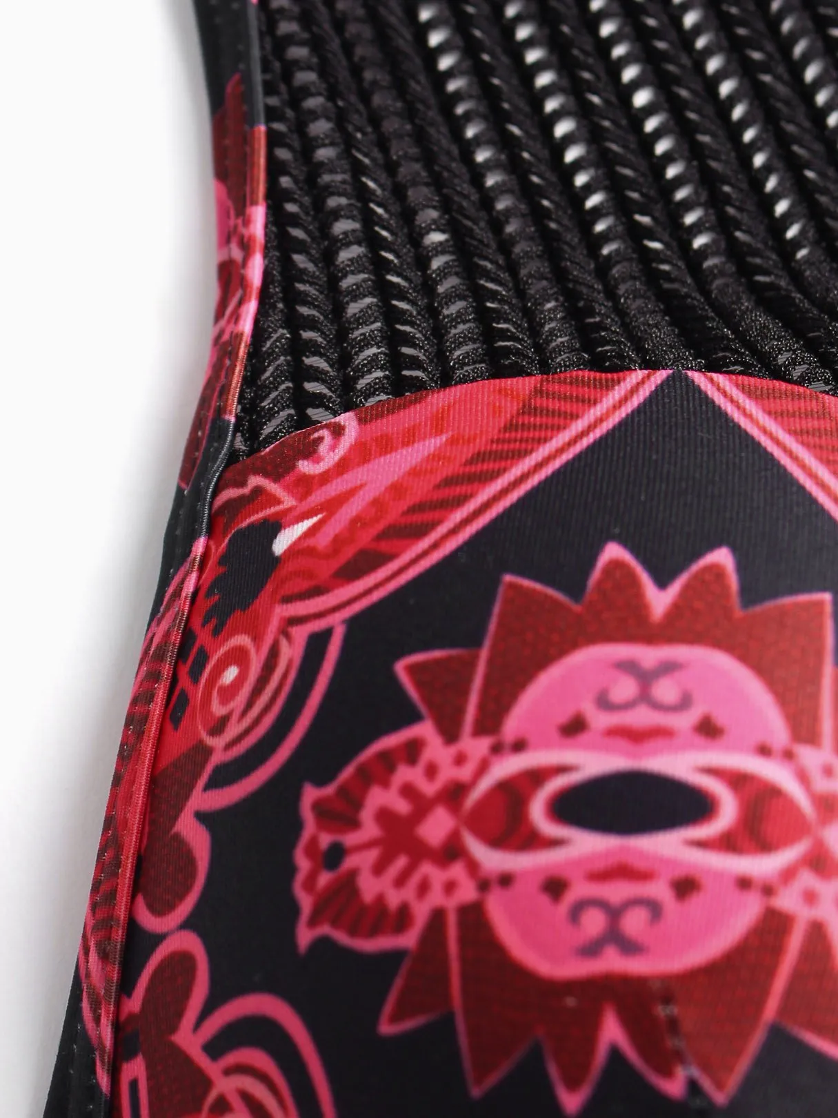 Wholesale Red Halter Sleeveless Printed Two Piece Bikinis