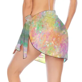 Windswept Spring Short Chiffon Sarong Wrap up to 5 XL (FWS)